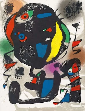 Litografia Miró - Untitled