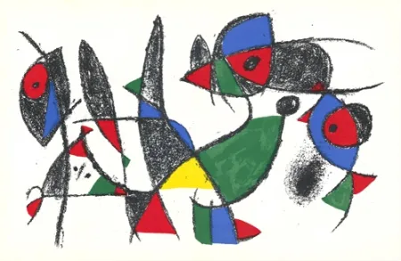 Litografia Miró - Untitled