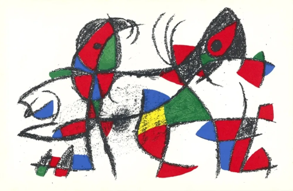 Litografia Miró - Untitled