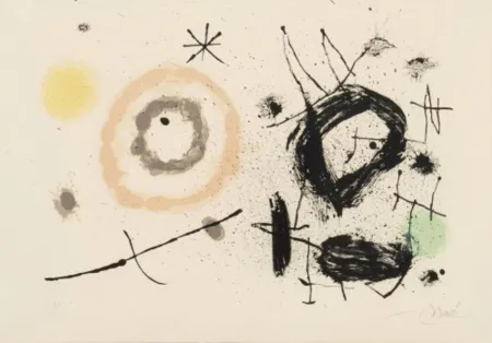 Litografia Miró - Untitled (from the Bouquet de rêves pour Neila portfolio)