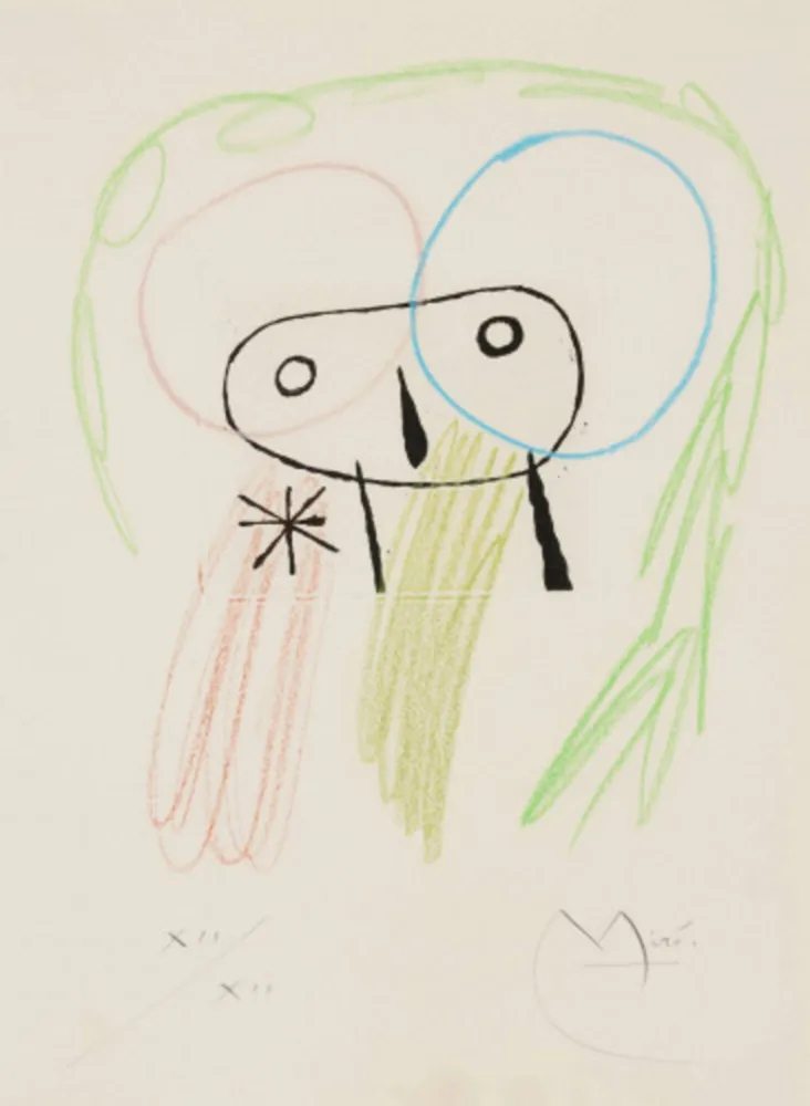 Múltiplo Miró - Untitled (from the La bague d’Aurore portfolio)