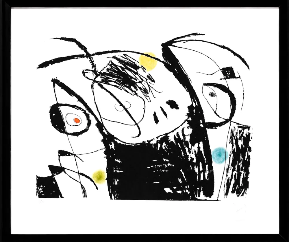 Água-Forte E Água-Tinta Miró - Untitled (Série Mallorca)