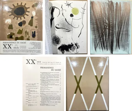 Livro Ilustrado Miró - XXe Siècle (Nouvelle série). XXVI Année. N°24. Permanence du Sacré. Déc. 1964 (Miro, Hartung)