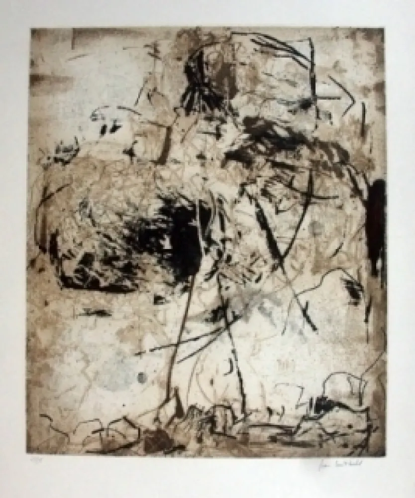 Água-Forte E Água-Tinta Mitchell - Sunflowers 6