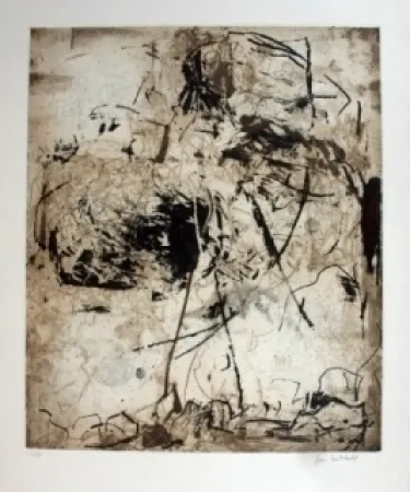 Água-Forte E Água-Tinta Mitchell - Sunflowers 6