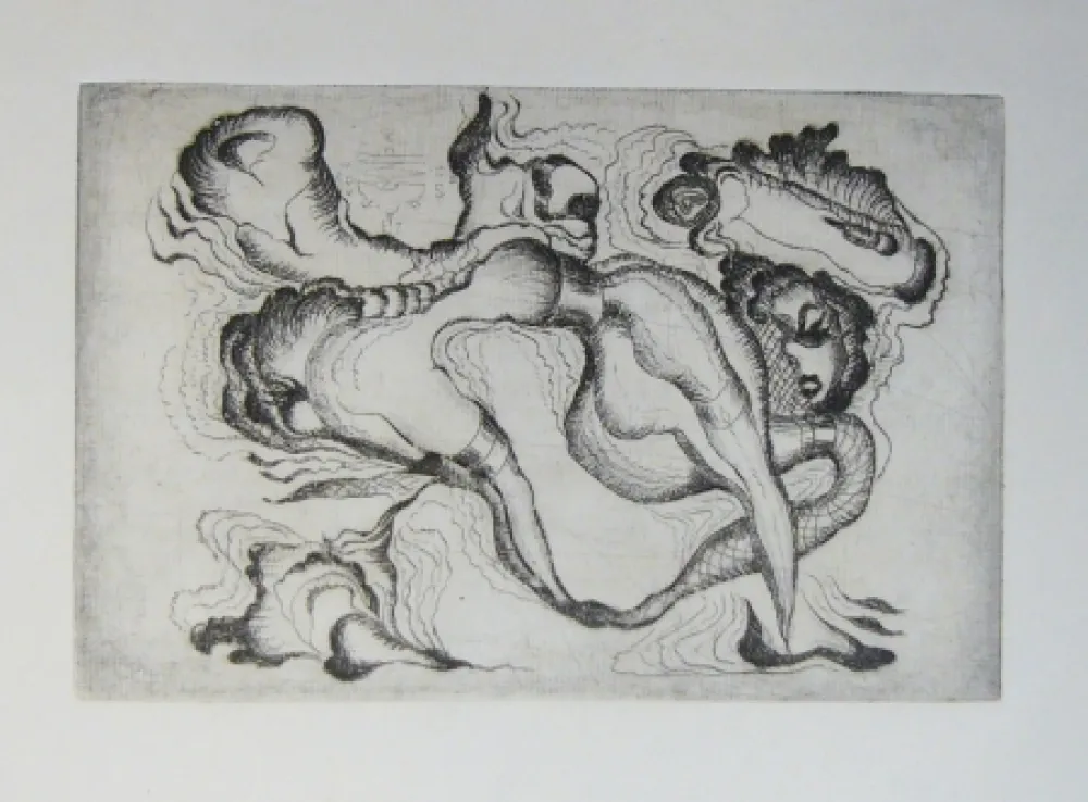 Gravura Molinier - Sans titre noire