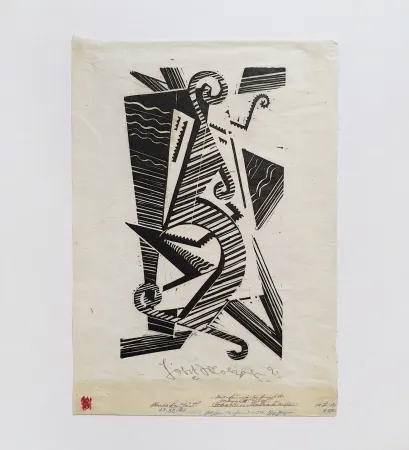 Xilogravura Molzahn - Komposition - Opus XXIII