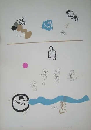 Litografia Mompó - Nunca solo