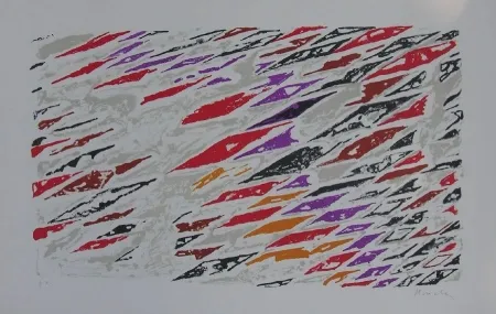 Litografia Moncada - Senza titolo