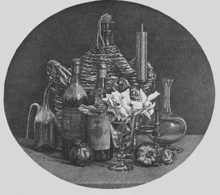 Água-Forte Mongatti - I fiori nel bicchiere