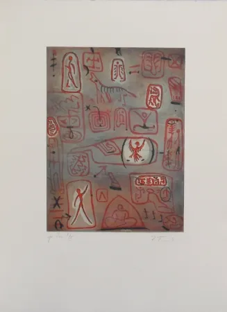 Água-Forte E Água-Tinta Monk - Wandmalerei (Cave Painting)