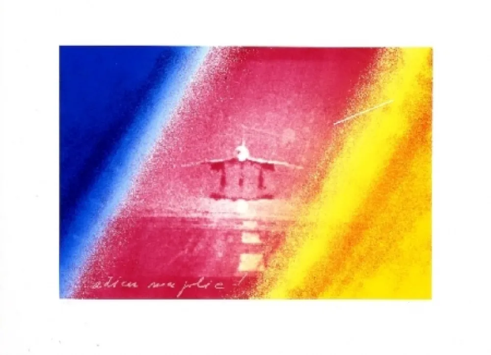 Serigrafia Monory - Adieu ma jolie