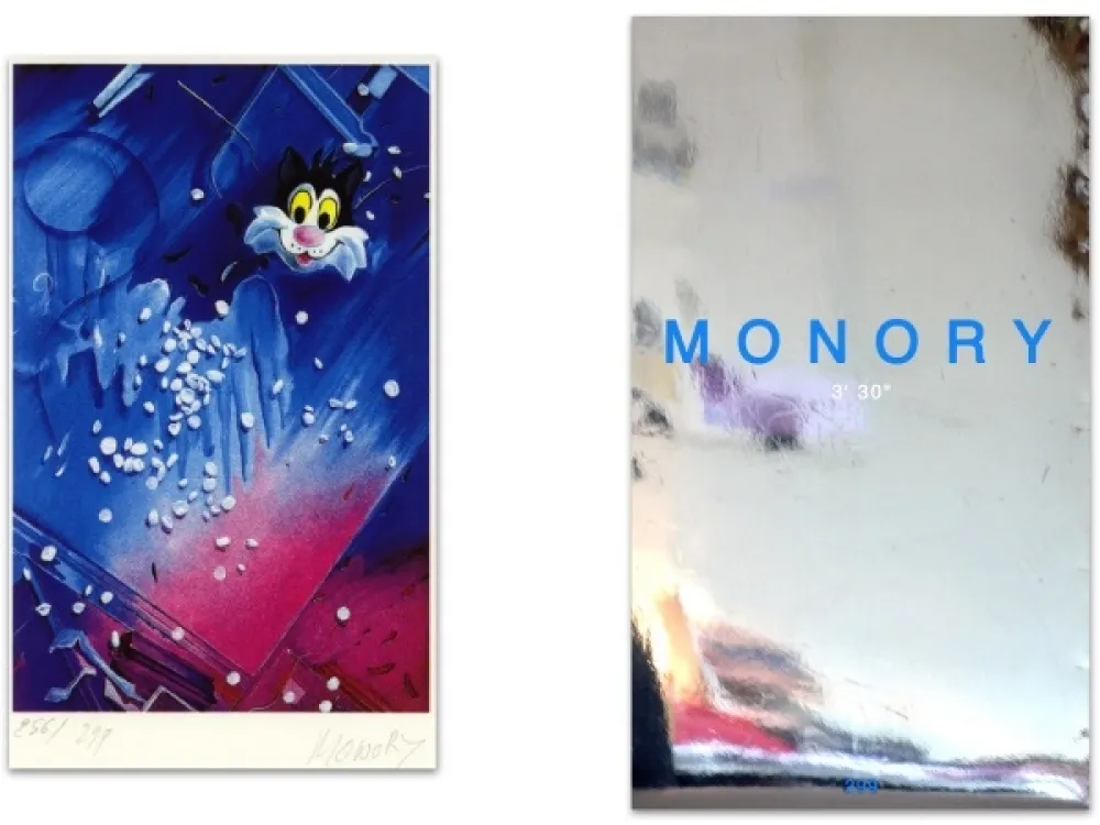 Livro Ilustrado Monory - L'art en écrit