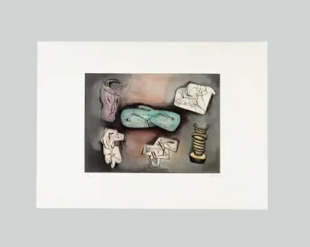 Gravura Moore - Sculptural ideas (tav. 4)
