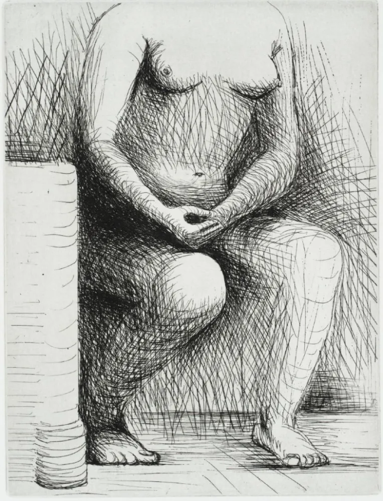 Gravura Moore - Seated Figure