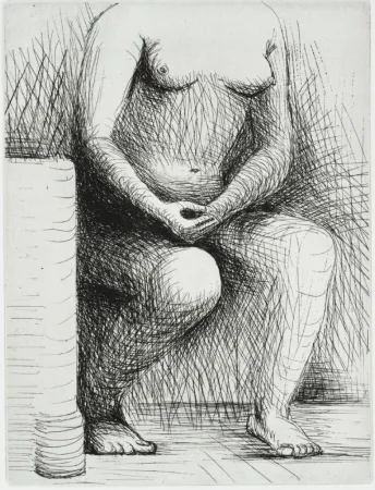 Gravura Moore - Seated Figure