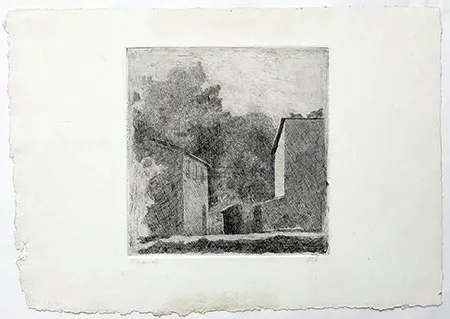 Gravura Morandi - Paysage