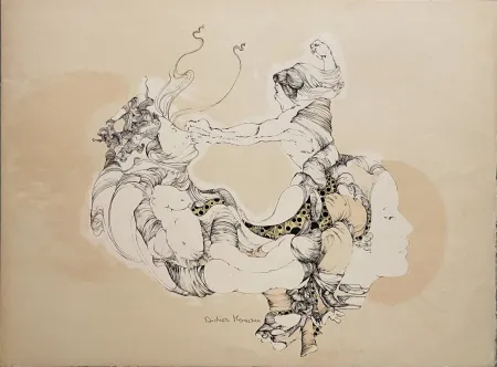 Litografia Moreau - L'Amour