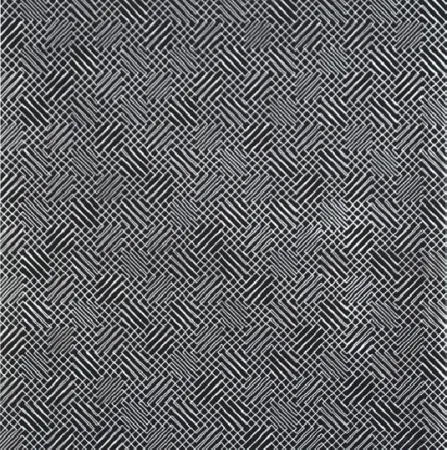 Serigrafia Morellet - 2 trames de chevrons-négatif