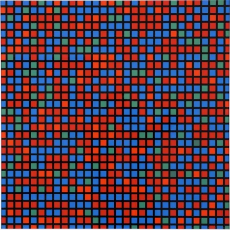 Múltiplo Morellet - Chartres bleu rouge