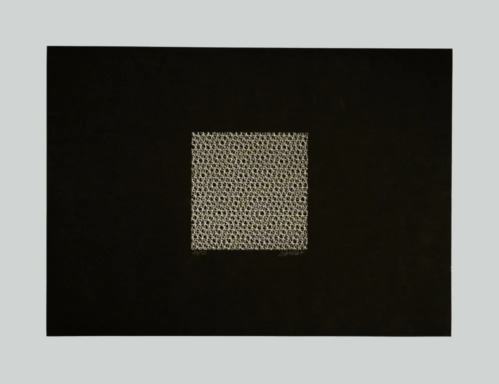 Serigrafia Morellet - Composition