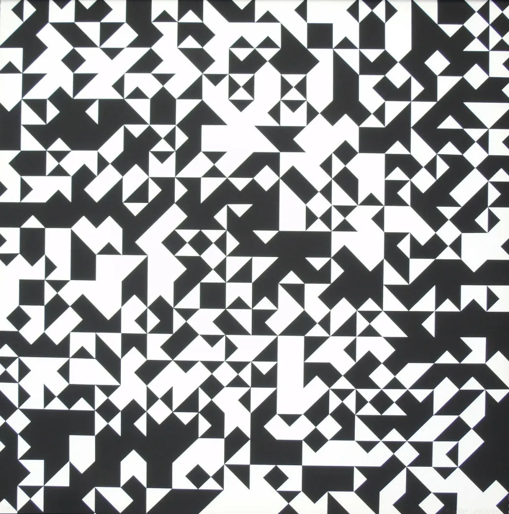 Serigrafia Morellet - Tavola 7