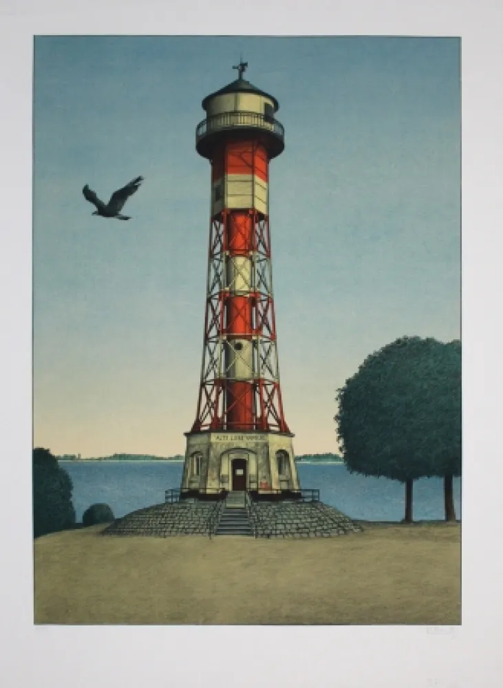 Litografia Moritz - Alte Liebe Hamburg