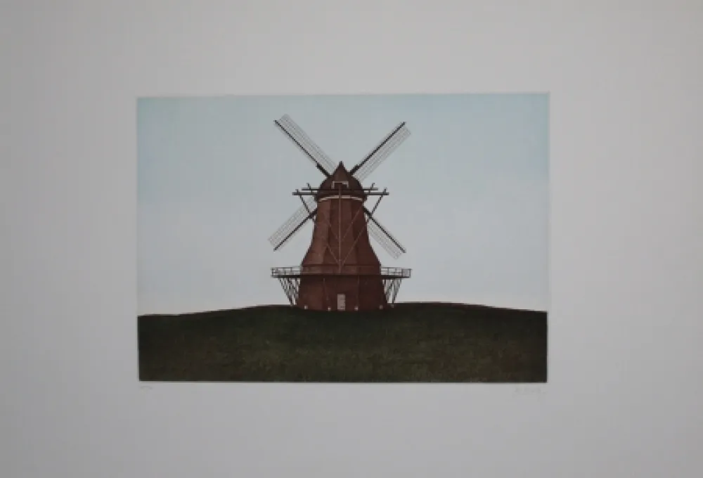 Água-Forte E Água-Tinta Moritz - Windmühle