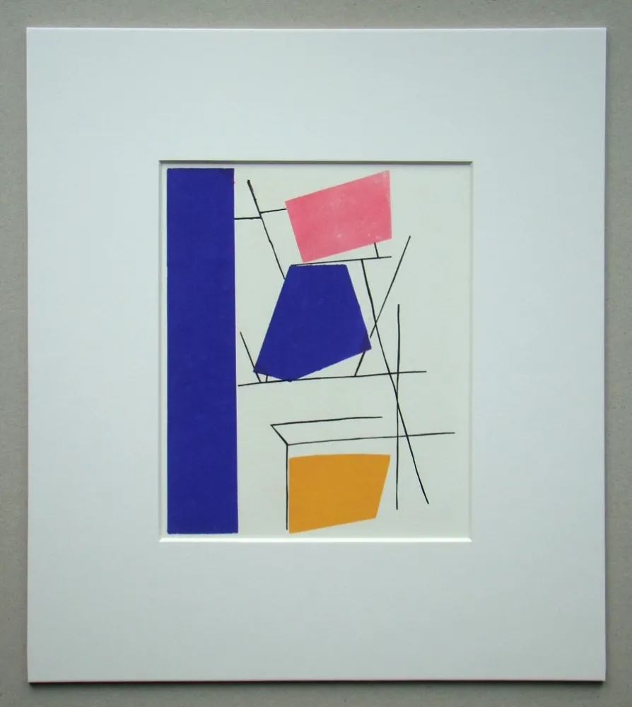 Estêncil Mortensen - Composition abstrait