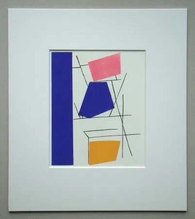 Estêncil Mortensen - Composition abstrait