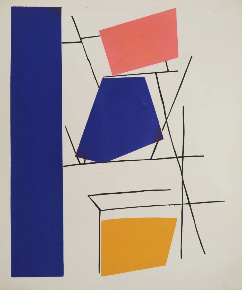 Litografia Mortensen - Empilement abstrait