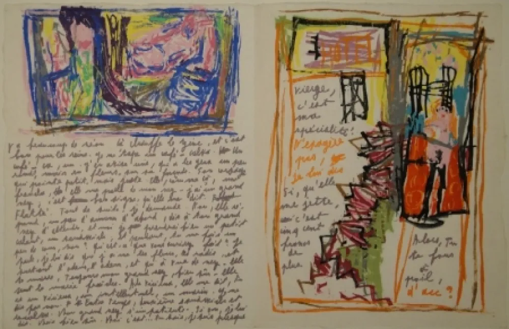 Xilogravura Moser - L'Heure du Goémon.