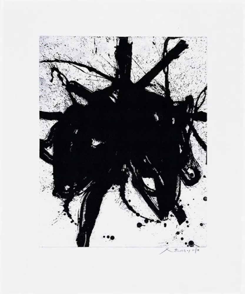 Água-Forte E Água-Tinta Motherwell - Black Sea