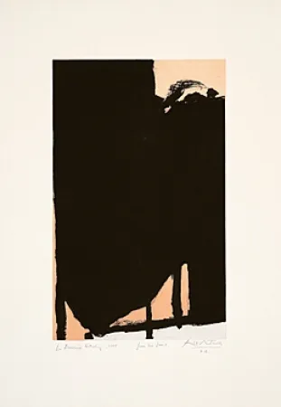 Água-Forte E Água-Tinta Motherwell - Elegy Fragment II