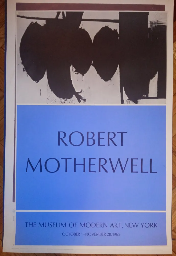 Cartaz Motherwell - Motherwell Museum of Modern Art 1965