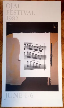 Cartaz Motherwell - Ojai festival (poster) , 1982