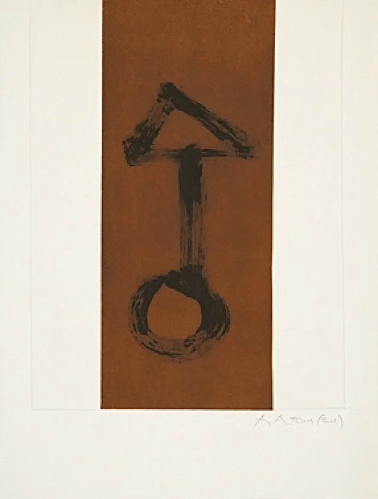 Água-Forte E Água-Tinta Motherwell - Primal Sign I