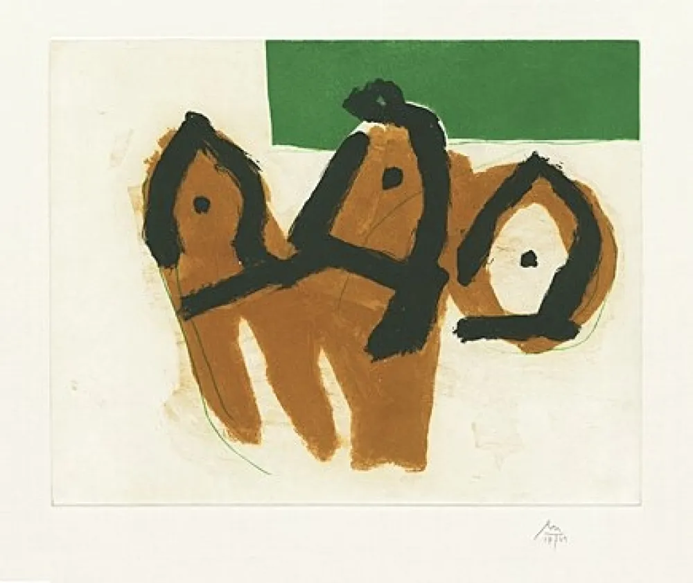 Água-Forte E Água-Tinta Motherwell - Sirens II