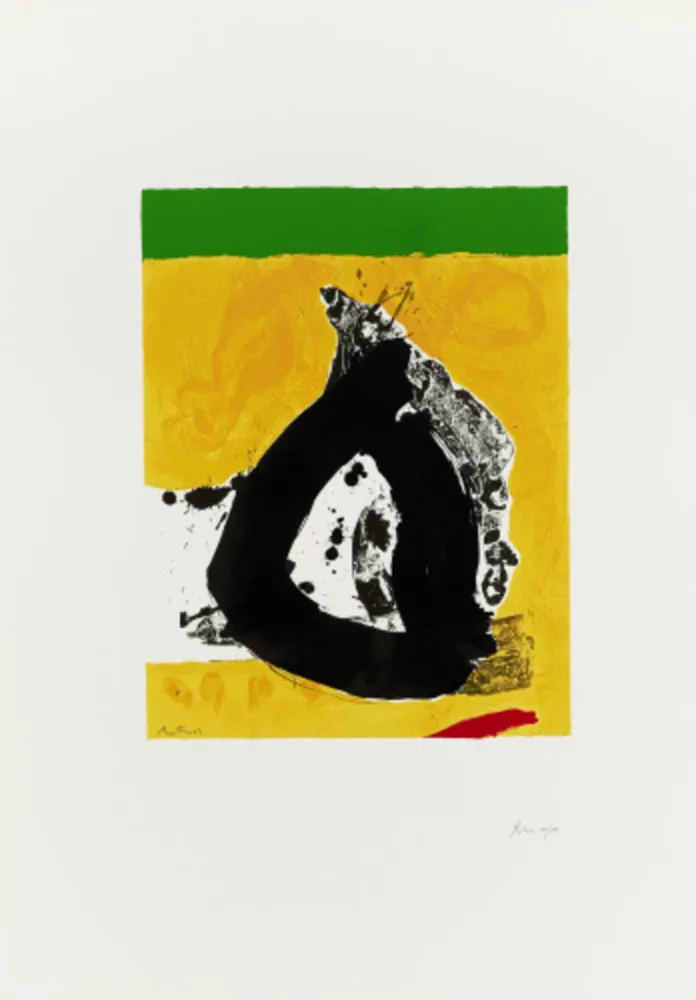 Serigrafia Motherwell - Untitled 9 from The Basque Suite