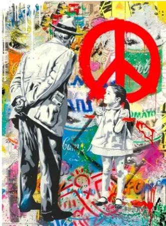Serigrafia Mr. Brainwash - Caught Red-Handed, 2020 