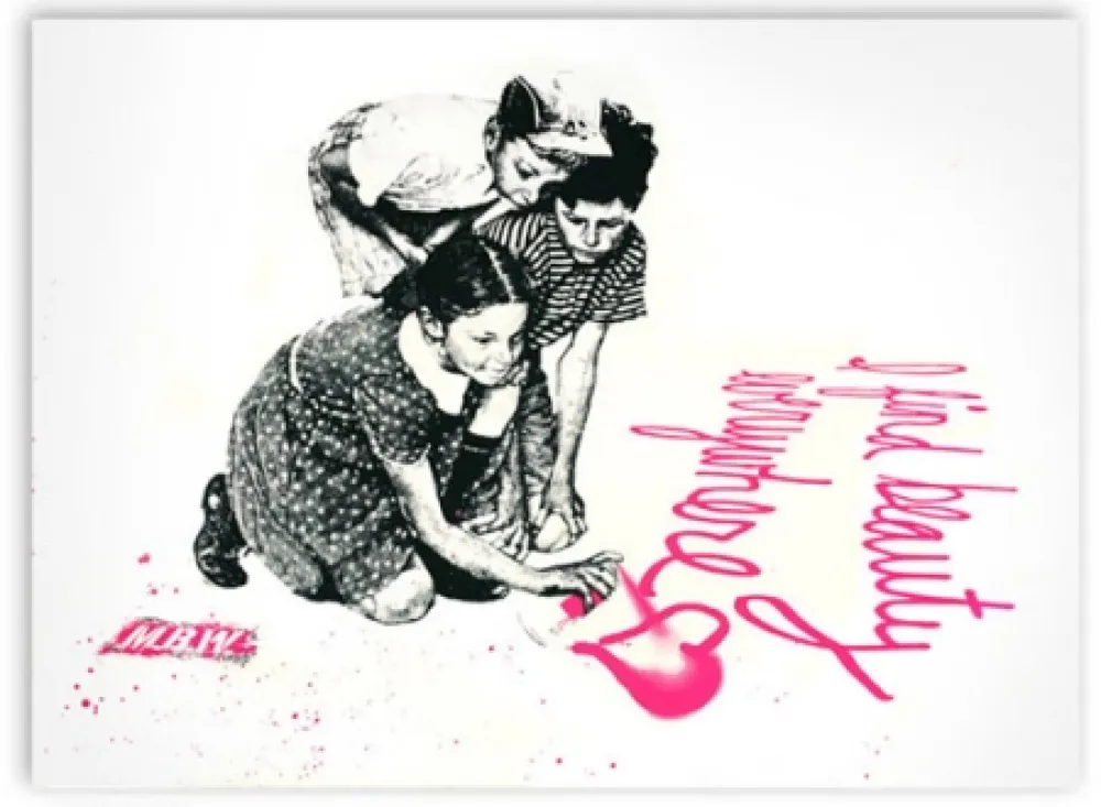Serigrafia Mr. Brainwash - I Find Beauty Everywhere