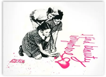 Serigrafia Mr. Brainwash - I Find Beauty Everywhere