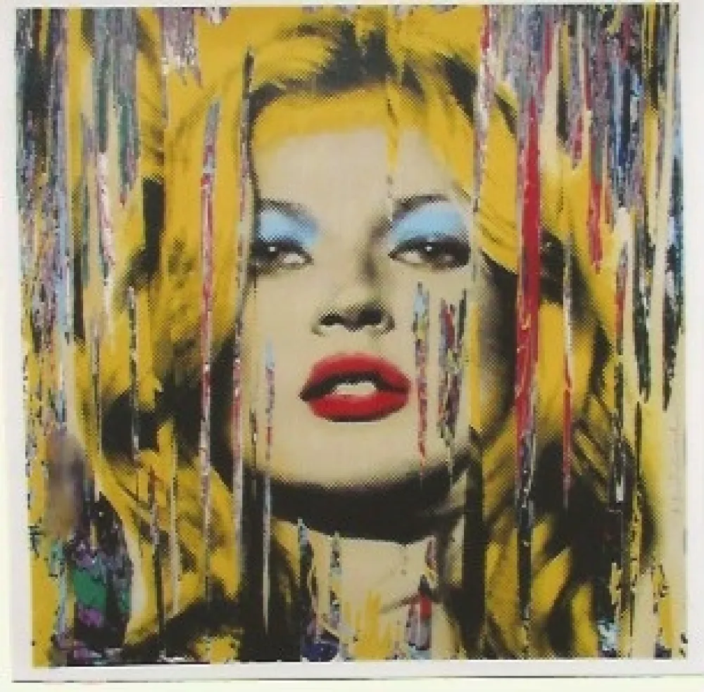 Serigrafia Mr. Brainwash - Kate Moss
