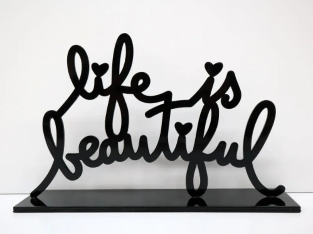 Múltiplo Mr. Brainwash - Life is Beautiful (Black)