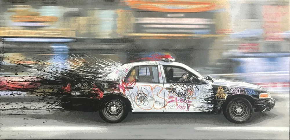 Sem Técnica Mr Brainwash - Metro Polisa (Canvas)