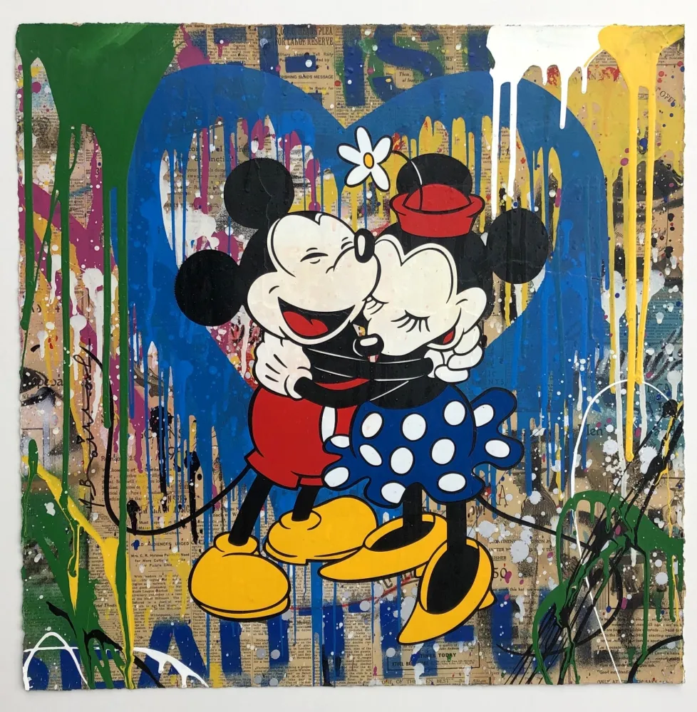 Múltiplo Mr Brainwash - Mickey & Minnie