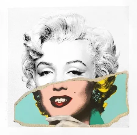 Serigrafia Mr Brainwash - Monroe POPfolio - Torn Photo