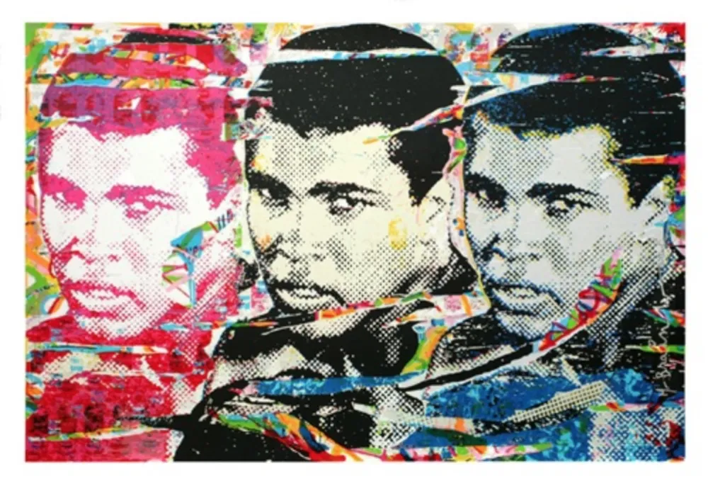 Serigrafia Mr. Brainwash - Muhammad Ali – The Champ