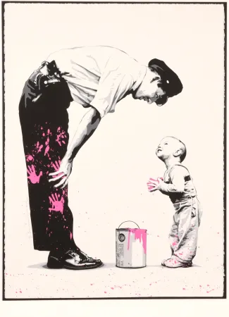 Serigrafia Mr Brainwash - Not Guilty (Pink)