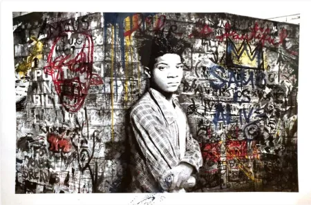 Serigrafia Mr. Brainwash - Samo is alive